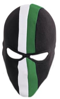 PGWEAR Sturmhaube Conflict (DE/NL/SE/PL, Alphanumerisch, Einheitsgröße, Grün/Weiß)