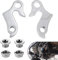 AONAYO 2 Stück Schaltauge,Schaltauge Cube,Aluminiumlegierungs Schaltauge,Schaltwerk Aufhänger,Ersatz Fahrrad Schaltauge,Fahrrad Aufhänger,Bike Gear Hanger Für Fahrräder,Rennrad,Trekking,Erwachsene