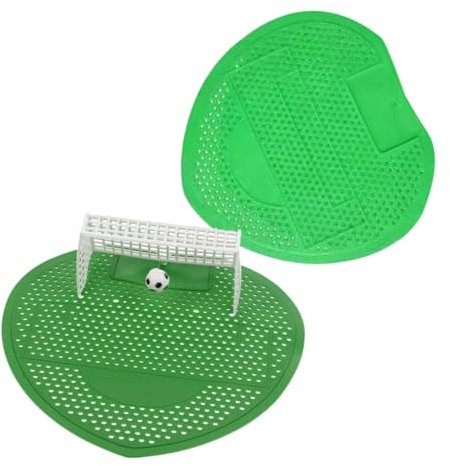 1 Satz Urinal Duftmatte mit Fußball Design Urinaldeodorierer für Männer für Badezimmer Restaurants und Uringeruch und Verhindert Spritzer