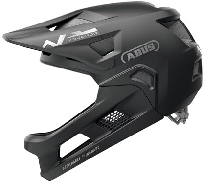 ABUS MTB-Helm YouDrop FF, Schwarz, Größe S