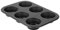 Zenker 6er Muffinform Black Metallic, 275x190x30 mm, Teflon Classic Antihaftbeschichtung, Hitzebeständig bis 230°C, Leichte Reinigung, Ideal für köstliche Muffins