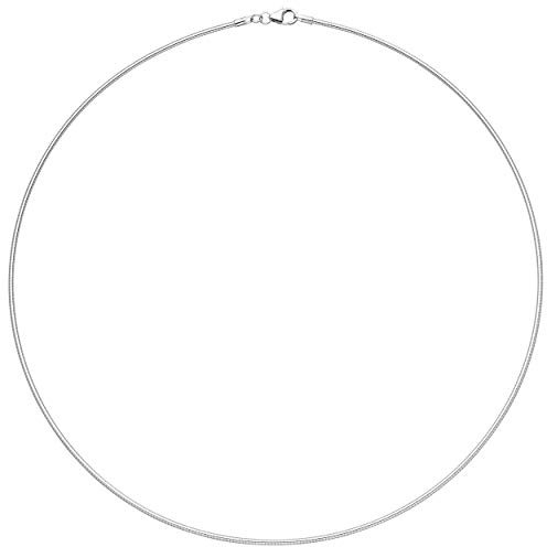 Jobo Damen Halsreif 925 Sterling Silber 1,5 mm 45 cm Kette Halskette Silberhalsreif