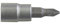 Connex COXT568357 Steckschlüssel-Schrauben-Bit, silber, 1/4 Zoll 7 mm