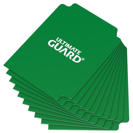 Ultimate Guard Card Dividers Standard Size Green (10)