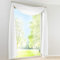 Olivia's Stylism Boutique Querbehang Deko Gardinen aus transparentem Voile Schals H*B 600 * 145cm Weiß