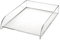 Osco ASLT-1 Stapelbare Briefablage aus klarem Acryl, Farblos