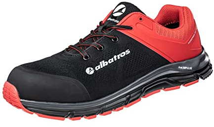 ALBATROS Men's Lift Red Impulse LowShoes Lift Impulse Size 11,5 Black/red