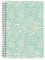 purepaper Notizblock | Notizbuch | Spiralblock | Bullet Journal | Mint Waves, DIN A5, Softcover, 120g, gepunket, dotted, punktkariert, dot grid, 120 Seiten