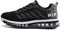 TQGOLD Chaussure de Sport Homme Femme Basket de Running Fitness Course Sneakers Basses Noir Taille 38-1