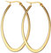 Caimeytie Oval Ohrringe Damen Creolen Edelstahl Gold valentins geschenke