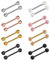 incaton Piercing Langua Téton Anneaux Piercing 12/14/16/18mm Anneaux De Langue Mamelon Tout Droit Barbells Acier Chirurgical Bijoux de Piercing
