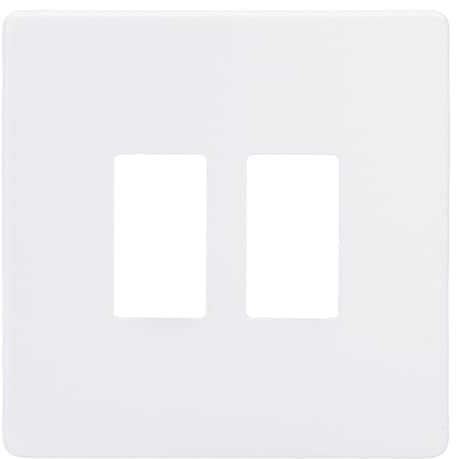 Varilight Double PowerGrid Plate Kit - Screwless Primed, XDYPGY2S.PD