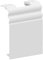 Cablecoach CC10032 Colore: Bianco, 22x12 mm