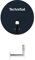 TechniSat TechniTenne 60 Satellitenschüssel (60 cm digital Sat Anlage/Antenne mit Masthalterung und Universal Twin LNB für bis zu Zwei Teilnehmer) anthrazit + TechniPlus 35 Sat-Wandhalterung 35 cm