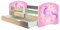 Kinderbett Jugendbett mit einer Schublade und Matratze Sonoma mit Rausfallschutz Lattenrost ACMA II 140x70 160x80 180x80 (17 Pony, 180x80 + Bettkasten)