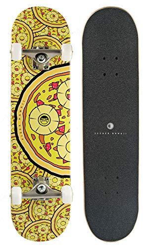 JUCKER HAWAII Skateboard Perky Pizzas 8.0 Complete Skateboard
