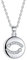 J.Endéar Sternzeichen Krebs Kette Silber 925 Halskette Runde Scheibe AAA Zirkonia Anhänger für Damen Mädchen 40 + 5cm verstellbar