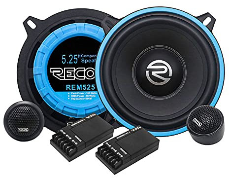 Recoil REM525 Echo Series 5.25-Inch Car Audio Component Speaker System