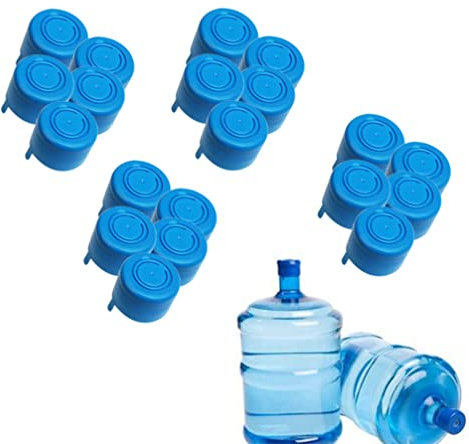 Artibetter Reusable Lids 20pcs Water Jugs Cap Water Bottle Cap Replacement Water Bottle Non Spill Caps Non Spill Anti Bottle Caps Water Bottle Cap Stainless Steel Weigh Boats