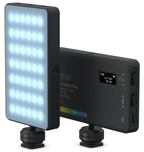 ShiftCam ProLED | RGBWW Panel | Any Mood, Anywhere - For Filmmaking, Videography & Creative Photography | RGB and CCT Lighting Modes | ProGrip accessory