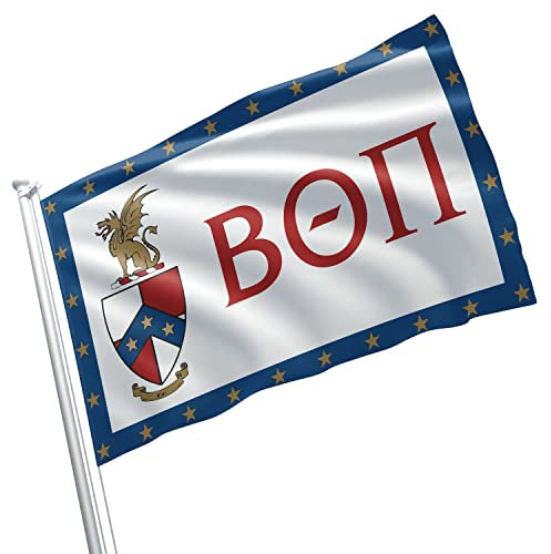 Beta Theta Pi Fratherine Griechische Leben, lizenzierte Flagge, 90 x 150 cm, Wanddekoration, Innen- und Außenbereich, Messingösen, Doppelstich (Beta Theta Pi # 1)