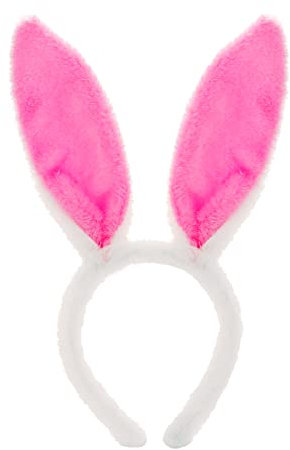 Sibba Bandeau en Peluche Avec Oreilles de Lapin 1 Pièce Accessoire de Pâques Cosplay Fête Costume de Coiffure Costume pour Enfants Filles Bébé Femme Rouge Rose