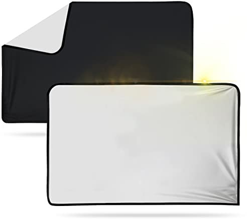 WD&CD 2 PCS Protector Solar para Ventana Lateral del Coche, Parasol Magnético con protección UV 78 x 50 cm, Protección del Calor y Privacidad.