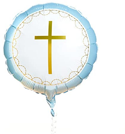 Amscan 9916022 Blue Communion Foil Balloon