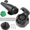 SPARKMOTO 12V Spina Presa Rimorchio 13Poli Impermeabile per Auto RV gancio traino,Spina Rimorchio 13 Poli E Presa Rimorchio 13 Poli,con Guarnizione Kit isolante E copertina verde(2 uscite per cavi)