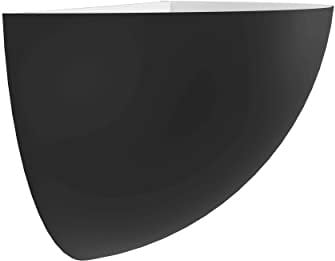 EGLO Wandleuchte innen Tanura, Eck Wandlampe für indirekte Beleuchtung, minimalistische Wandbeleuchtung aus Metall in Schwarz, Wand Lampe für Flur und Wohnzimmer, E27 Fassung