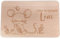 Personalisiertes Frühstücksbrettchen mit Namen I Holz Brettchen/Brotzeitbrettchen I Große Maus Motiv Graviert I Geschenk für Kinder