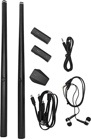 Air Drum Sticks, tragbares virtuelles elektronisches Schlagzeug mit Pedalen, Bluetooth & MIDI Funktion, elektronischer Air Drum Rock Beat Rhythm Stick für Erwachsene, Kinder