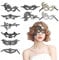 TSHAOUN 10 Stück Venezianische Maske Damen Spitze Maske Lace Maske,Augenmaske Maskerade Maske,für Halloween Karneval Party Kostüm Ball Karneval Cosplay Party Gothic Gesichtsmaske (10 PCS)