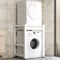 Drum Washing Machine Cabinet, Over Washer Storage Unit, Stacking Kit for Washer & Dryer, Washing Machine Storage Shelf for Bathroom, Kitchen, Balcony, Laundry Room - Bearing Capacity 300kg