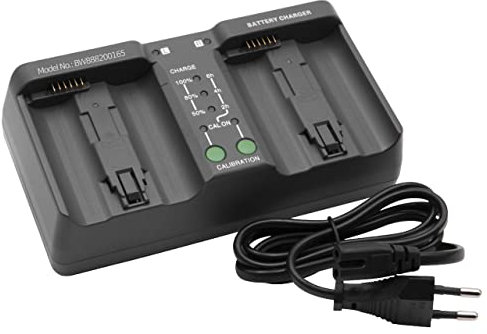 vhbw Chargeur Double Compatible avec Nikon EN-EL18D, EN-EL18 - Station de Charge pour Batteries d'Appareil Photo, Caméra Action-cam - 25 V DC / 2x 1,2 A