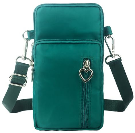 DuoLmi Crossbody Bags for Women, Waterproof Phone Pouch Wrist Bag Phone Purse Handbag Over Shoulder Bags for Women Girls Men Compatible with iPhone 15 Pro Max/15/14/13/12/11 Samsung Galaxy S23 S22