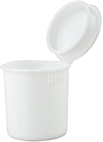 Ali Bongo - 50pk 6 Dram Opaque White Pop Top Container Vials - FDA Approved Medical Grade Plastic