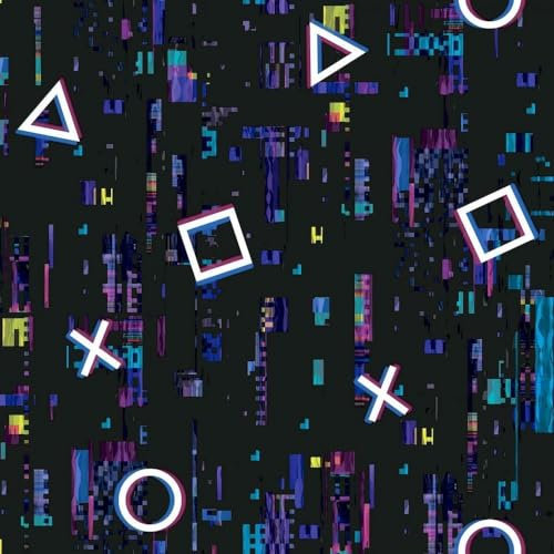WALLPAPER EMPIRE Video Game Glitch Effect PS Kids Bedroom Wallpaper Fun Design Games Console Gamer Wallpaper