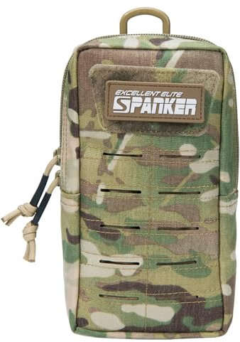 EXCELLENT ELITE SPANKER Taktische MOLLE-Tasche EDC Utility Pouches Gadget Organizer Telefon Halter Taille Tasche Werkzeugtasche (Multicam)