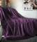 4All Teddy Bear Throws for Sofa Bed Settes Fluffy Warm Cosy Fleece Blanket for Adults and Kids Teddy Fleece Duvet Covers (Plum/Purple, 150x200cm)