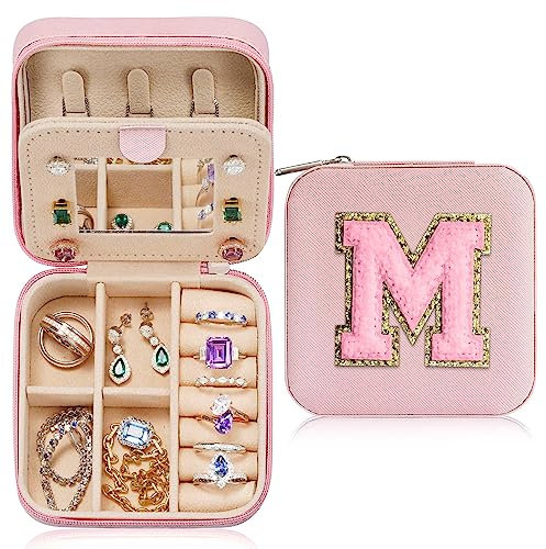 TINGN Schmuck Organizer Box, Schmuck Organizer, Reise Schmucketui | Ring Organizer, Halsketten Organizer, Ohrring Organizer Box | Kleiner Schmuck Organizer | Ursprüngliches M