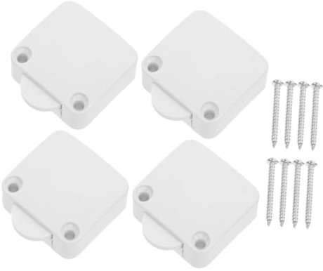 UPKOCH 4 Stück Lichtschalter für Kleiderschrank elektrischer Lichtschalter schalten automatischer Lichtschalter Türschalter mechanisch Knopf typ Schrankbeleuchtung 2a Kupfer