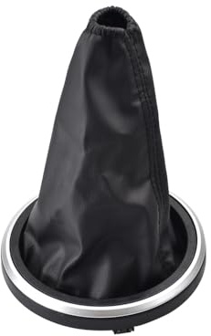 Protector de palanca de cambios manual de cuero con costuras negras, Funda palanca de cambios, Funda cambio de marchas para Ford Fiesta Fusion Transit Connect 2002 en adelante