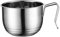 perfk Colador de Fregadero Colgante, Cesta escurridora, Filtro de Fregadero de Esquina, Cocina Redonda de Acero Inoxidable, usos múltiples, escurridor de