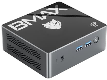 BAMX Mini Pc N97 (up to 3.6GHz)|16GB DDR4 512GB ROM Win-11 Pro|B4Pro 4K UHD Mini Desktop Pc|HDMI×2,BT4.2,4x USB|Dual HDMI Display |Mini Computer 4K UHD per casa