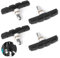 Bremsbeläge Fahrrad V-Brake Bremsklötze Fahrrad Bremsbeläge V Brake 2 Paar Fahrradbremsen Beläge Bremsbacken Fahrrad Bremsklötze Fahrradbremsen Block Kit für Straßenrad Mountainbike 70mm