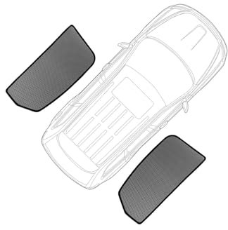 Autofenster Sonnenschutzrollos Für 3er G20 2019-2024 Auto Seitenfenster Sonnenschutz Windschutzscheibe Sonnenschutz Sonnenschutz Sonnenschirm Kinder Vorhang Auto-Fensterblenden(2PCS Rear Windows)