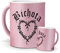 mundohuevo Tazas Únicas | Bichota Karol G | Edición Especial Purpurina Rosa | Mensaje Auténtico para Fans | Cerámica Glam Rosa | Tazas para Café, Té o Infusiones | Regalo Corazon Karol G | 350 ML
