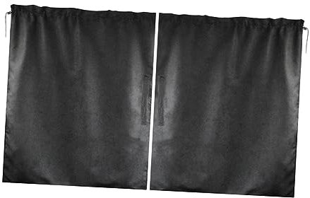 2st Auto Sonnenschutz Camper Teiler Netz Fenster Innen Windschutzscheibe Markise Sonnenschutz Fürs Auto Einziehbar Schatten Luft Vorhang Black Dicht Gewebter Pongee