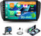2G+64G GOHHDL Carplay Radio Coche para Seat Ibiza 6J 2009-2013 con Wireless Carplay Android Auto, Pantalla Táctil de 9 Pulgadas con GPS WiFi GPS SWC FM/RDS Radio EQ + AHD Cámara de visión Trasera Mic